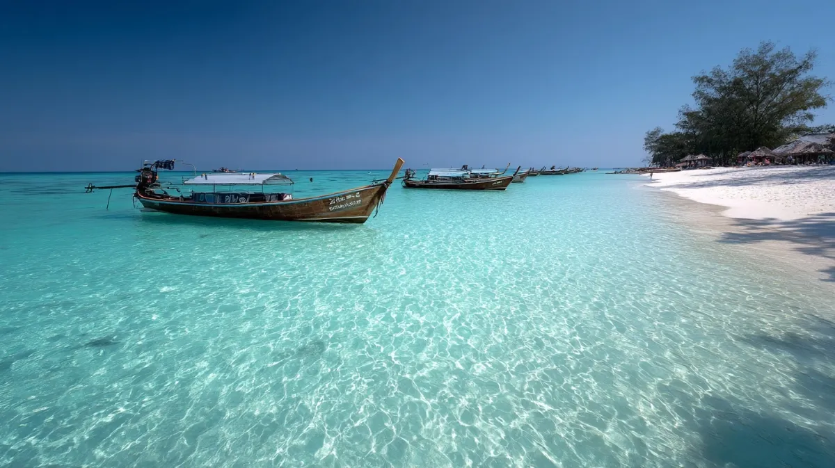 Koh Lipe Sunrise Beach kristallklares Wasser